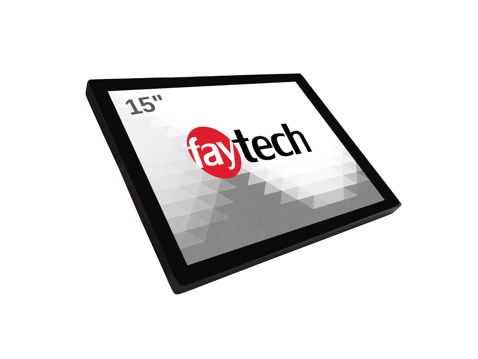 Faytech 15 IP65 High Brightness Touch Monitor FT15TMIP65CAPHBOB Touchscreen Monitors 1024 x 768 Square Design